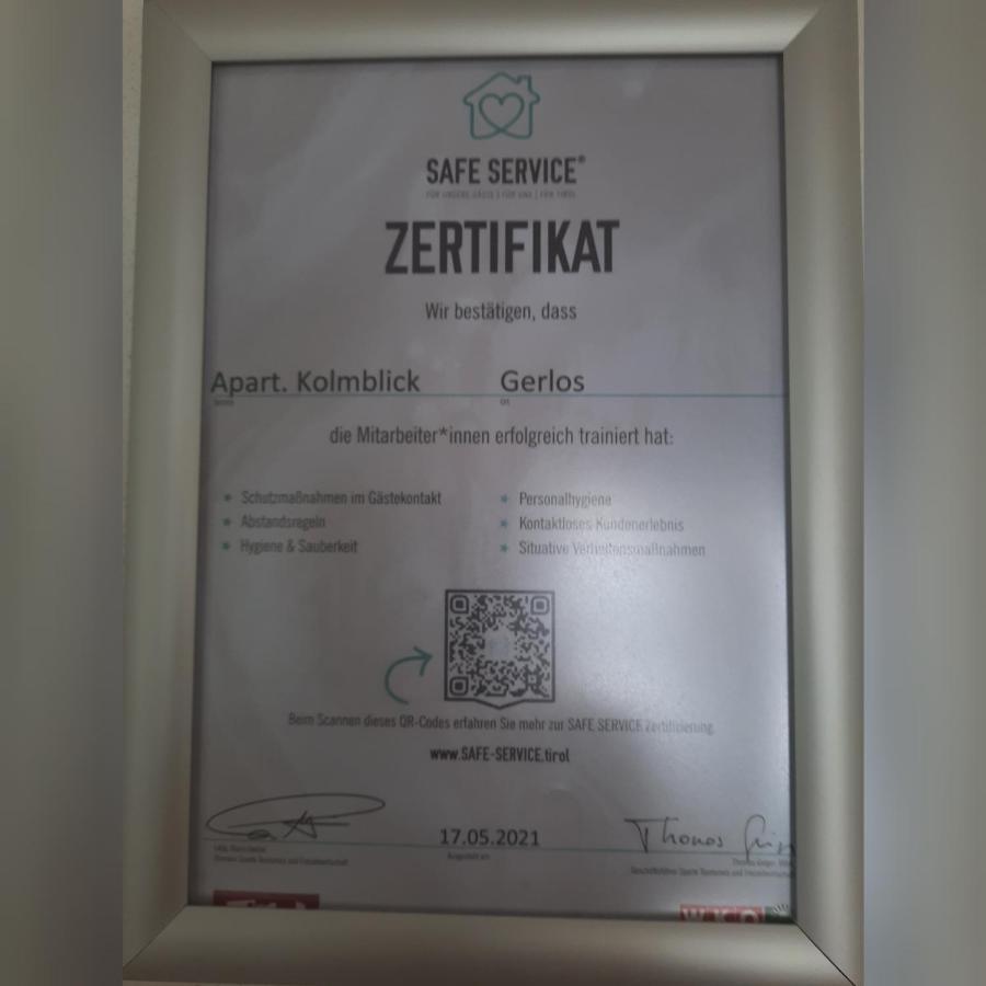 Apartments Kolmblick Gerlos Zewnętrze zdjęcie